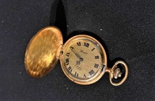Antique Arnex 17 Jewels France Incabloc mechanical Pocket Watch runs fv1717