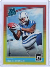 2018 Donruss Optic Daurice Fountain Rated Rookie Red/Yellow Prizm - Colts