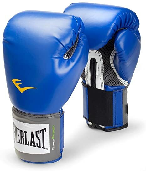 EVERLAST ボクシンググローブ 青 16オンス Set of 2 Everlast 2216 Pro Style Elite Training Gloves (Blue, 16