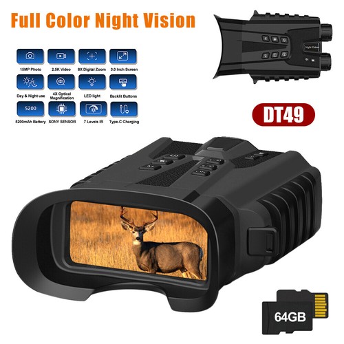 2.5K Night Vision 8X Binoculars Infrared Digital Goggles 3'' IPS Screen Hunting - Picture 31 of 56