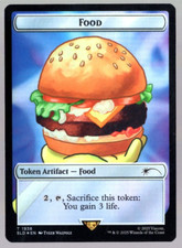 Food Token 1938 Rainbow Foil SpongeBob Secret Lair MTG Near Mint