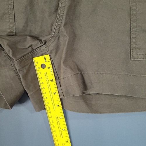 A New Day Stretch Women's Chino Shorts High Rise Olive Green Size 20W - Picture 4 of 10