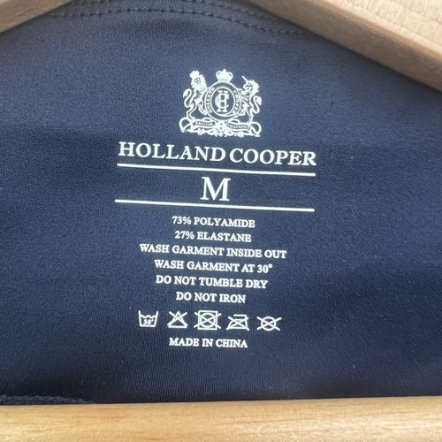 Holland Cooper Leggings Blue Medium Logo Equestrian Riding Sport Pants Heritage - Picture 6 of 10