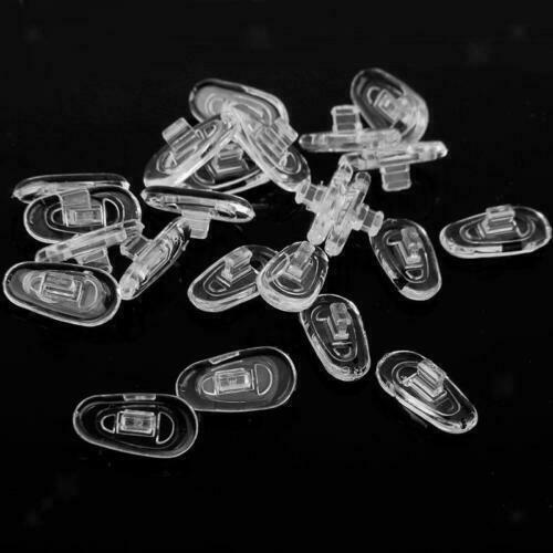 50Pairs Crystial Silicone Eyeglass Oval Sunglass Glasses Nose Pad Nosepad - Picture 2 of 4