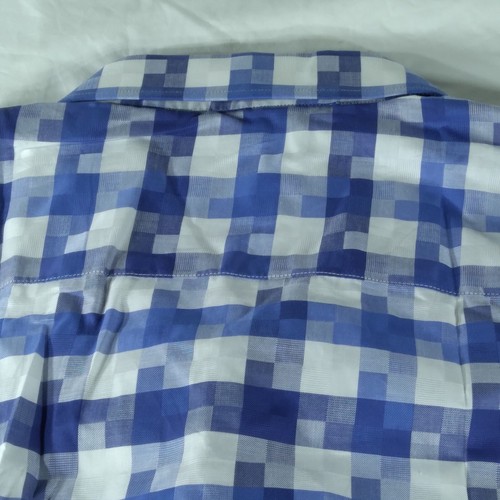 NWT BUGATCHI Shaped Fit Tetris Motif Long Sleeve Sport Shirt MEN XXL $149 s-7771 - Picture 9 of 9