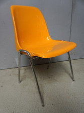 Drabert Design Vintage Stapelstuhl Stuhl Chair orange Pop Panton 80er (F025-532)