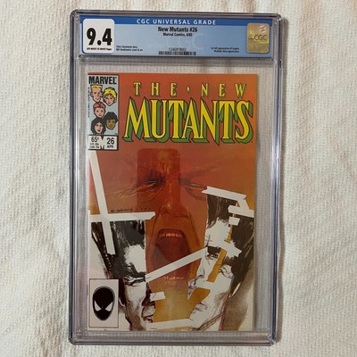 9.4 CGC New Mutants #26 Bill Sienkiewicz Cover 1st Legion Marvel Comics 1985