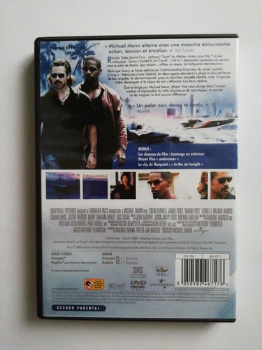 Miami Vice: Deux Flics A Miami. DVD. Colin Farrell.  - Afbeelding 2 van 3