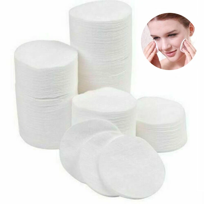 100PCS Cotton Pads Round 100% Cotton Simply Soft Make Up Nail Polish Remov  ZC