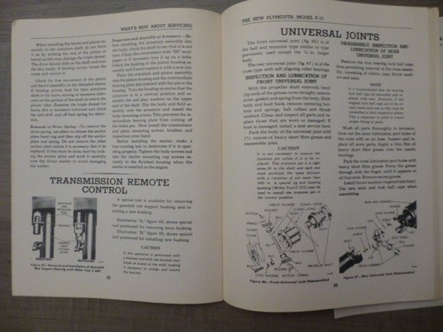 1946 Plymouth "What's New About Servicing New Plymouth model P-15" - Picture 10 of 11