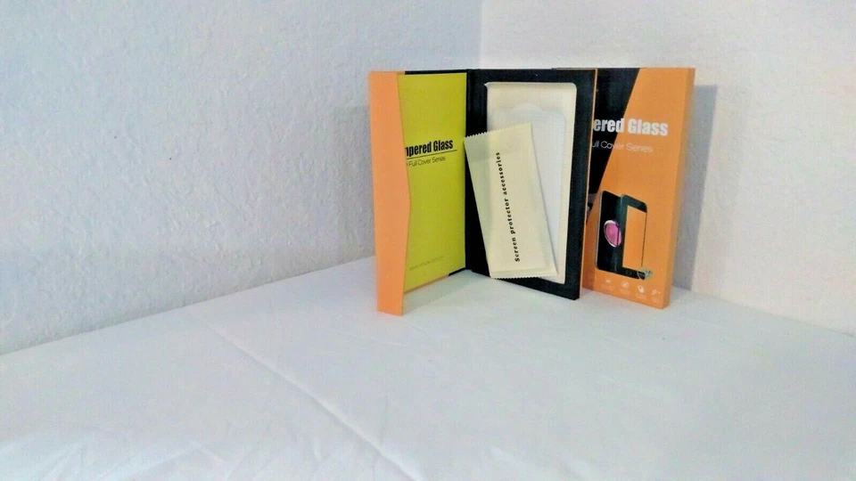 Protector de pantalla 3D de vidrio templado resistente a arañazos para iPhone X de Vmax - Paquete de 2 Foto 4 de 4