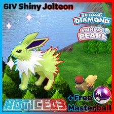 6IV Shiny Jolteon Pokemon Brilliant Diamond Shining Pearl