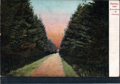 Baltic Sea resort Bad Arendsee i.M. , Forest Trail 1909