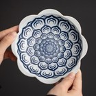 One Piece Chinese Style Plate For Dessert Blue-and-white Porcelain Holder China