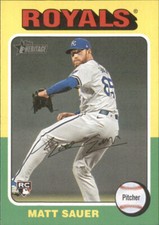 2024 Topps Heritage High Number - Matt Sauer Kansas City Royals #659 (RC)