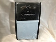 Hotel Style King Size 600 Thread Count Set Of 2 pillowcase- Blue Puddle