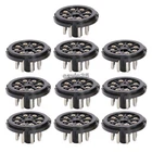 5PCS 8Pin Octa l Bakelite Tube Base Socket Saver Adapter for EL34 EL34 6N8P