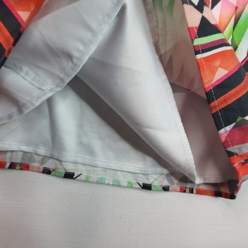 Portmans Shift Dress Size 8 Colourful Cap Sleeve Knee Length Cotton Blend Lined - Picture 21 of 22