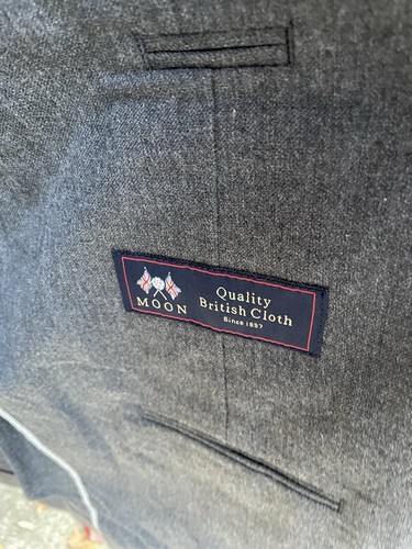 J. Crew Classic Staple Gray Unstructured Wool Moon Light Tweed Sportcoat 41 42 - Picture 9 of 12
