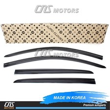 Smoked Window Sun Vent Visor Rain Guards 4pcs for 2017-2022 Chevrolet Spark