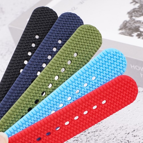 Schnellverschluss Silikon Kautschuk Armband Wasserdicht Uhrenarmband Strap 18 20 22 24 mm - Bild 9 von 47