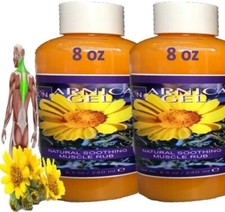 ARNICA MONTANA GEL CREAM 8Oz SUPPORT RELIEF BRUISES MUSCLE ACHES NATURAL 2