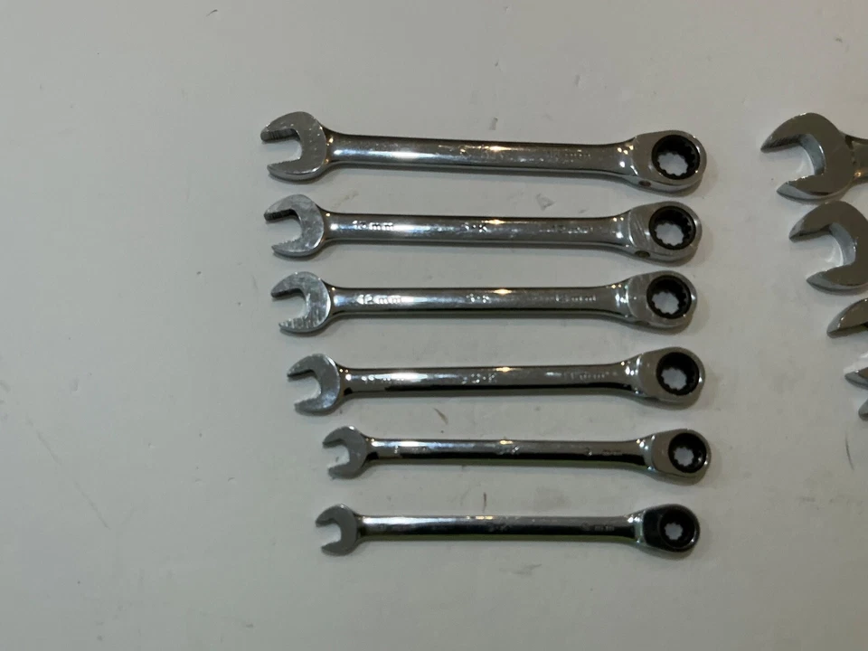 Raro peine de trinquete estriado S-K 11 piezas métrico G-Pro. juego llaves 8mm a 19mm Foto 2 de 4