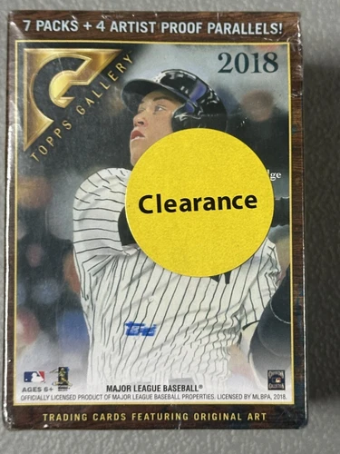2018 Topps Gallery Baseball Sealed Blaster Box