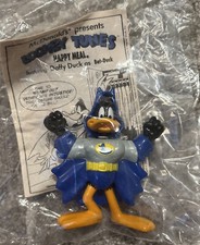1991 McDonalds Looney Tunes Happy Meal Toy Daffy Duck as Bat-Duck NIP