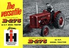 Vintage McCormick International B 275 Tractor Poster Brochure Art A3