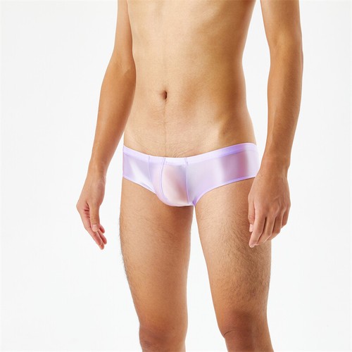 Slip Sexy Pour Homme Culotte Taille Basse Lisse Et Brillante Sous-Vêtement ~ - Photo 16/32