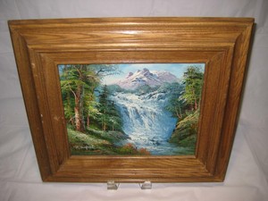 Vintage Signed Framed Original Oil Painting On Canvas R Danford 10 X 8 Ebay