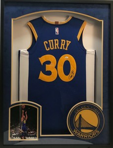 steph curry autographed jersey