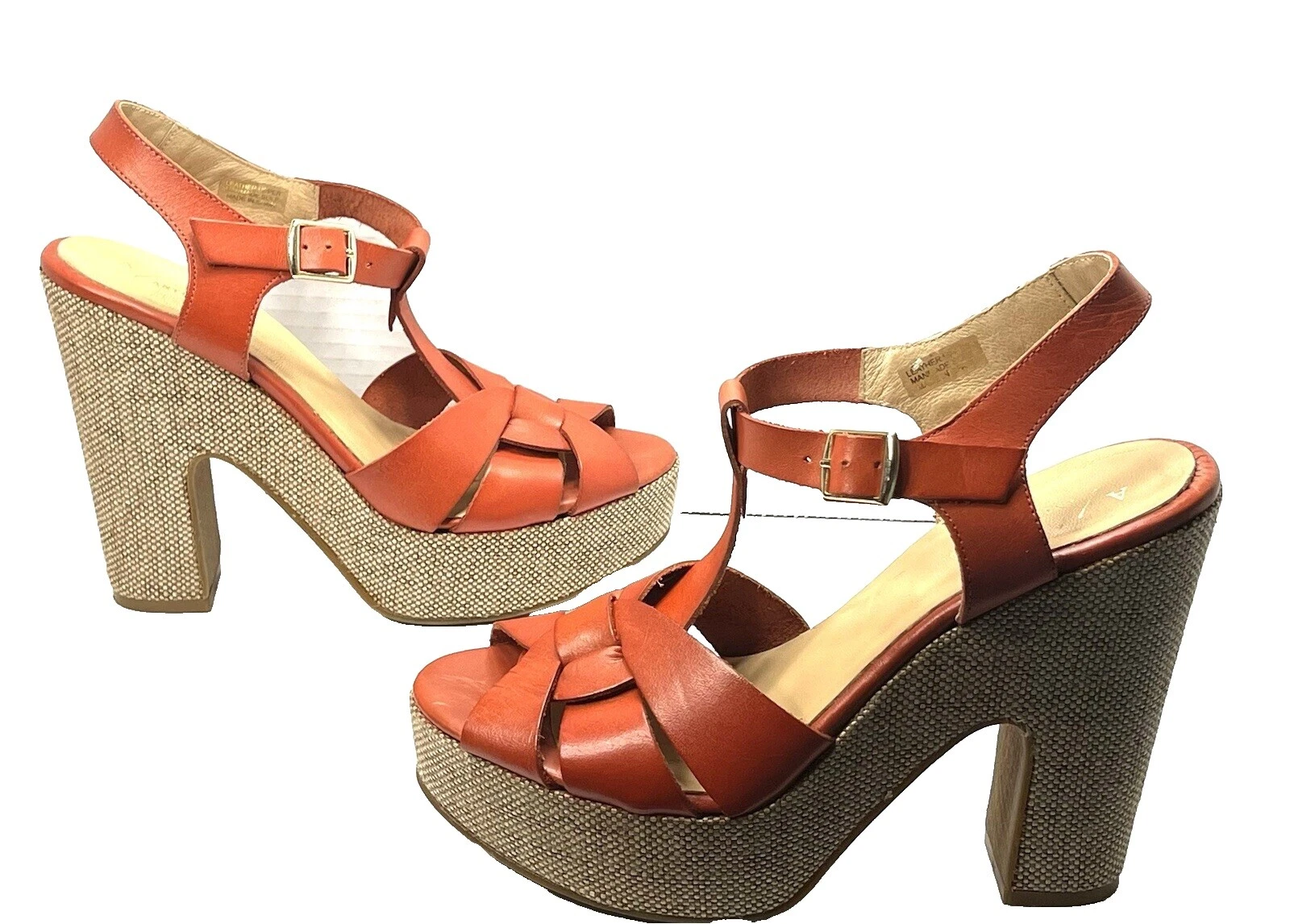 Tacones superiores de cuero para mujer Anthropologie para fiesta/cóctel