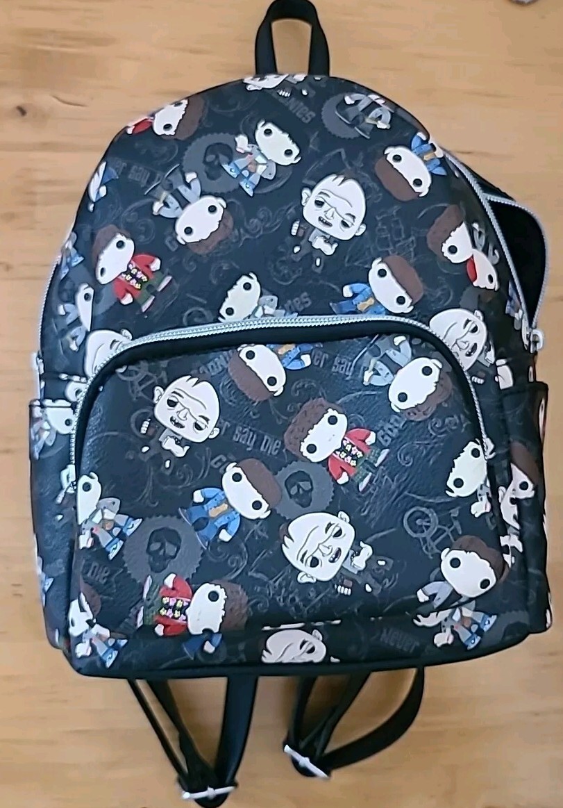 Funko The Goonies Mini Backpack Black Pebbled Faux Leather Character Print 2021 Loungefly Funko Goonies Mini Rucksack | eBay main image 4