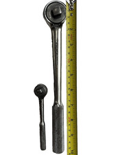 Two S-K Drive Ratchets-- 1/4" Drive Ratchet 40970 USA and S-K 42470 1/2" Ratchet