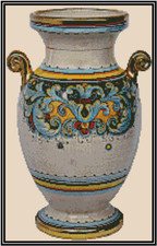 Traditional Italian Vase Counted Cross Stitch Chart No. 12-1 