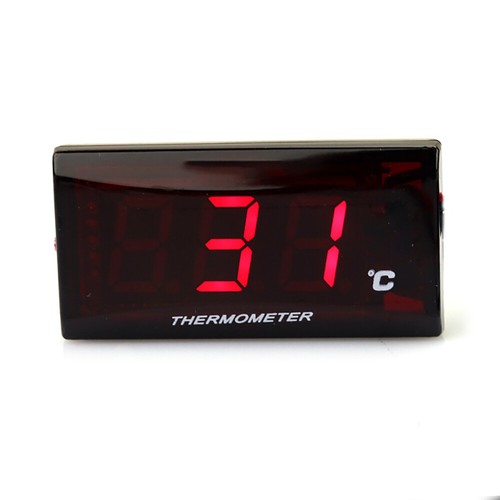 Digitale Lkw Kühlwasser Temperaturanzeige Thermometer Für Auto Motorrad DC 12V - Picture 10 of 10
