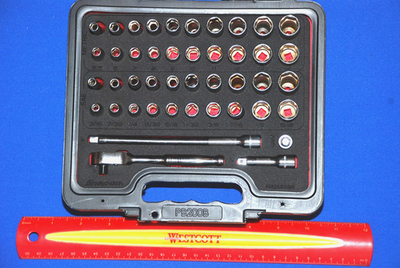 #ad Snap on FACTORY SEALED 44 Pc 1 4quot; Drive 6 Point Metric SAE General Service Set $697.70