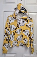 Walt Disneyland LION KING SIMBA Kids M Lightweight Hoodie Sweater Pool/Beach