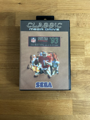 Sports Talk Football 93 Classic Brown Box Sega Megadrive komplett