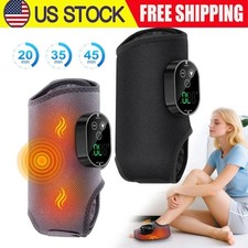 Electric Foot Ankle Massager Heating Vibration Hot Compression Pain Relief US