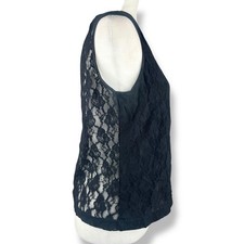 Débardeur Casual Corner - Taille 3X, Motif Colorblock Noir Et Blanc, Occasion Très Bon état