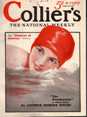 1928 Colliers August 18-Swimming; Sax Rohmer; Hollywood Cowboys; Merchant Marine