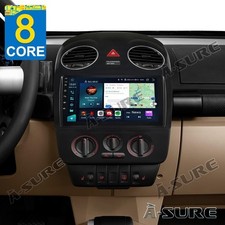 Autoradio 4+64GB Android 13 Wireless CarPlay GPS DSP per VW NEW Beetle 2001-2010