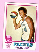 1973-74 Topps Freddie Lewis #212 Indiana Pacers