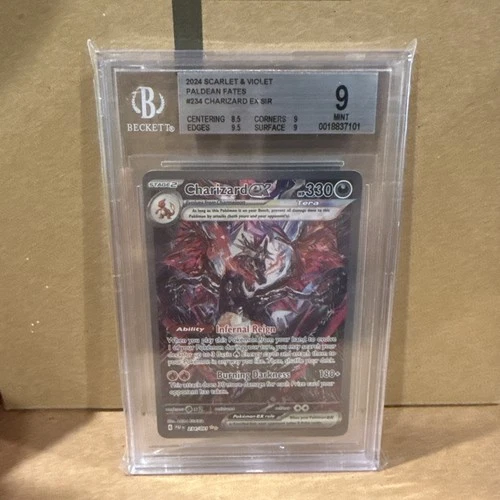 Pokémon TCG - Charizard EX #234/091 - Scarlet & Violet Paldean Fates - BGS 9