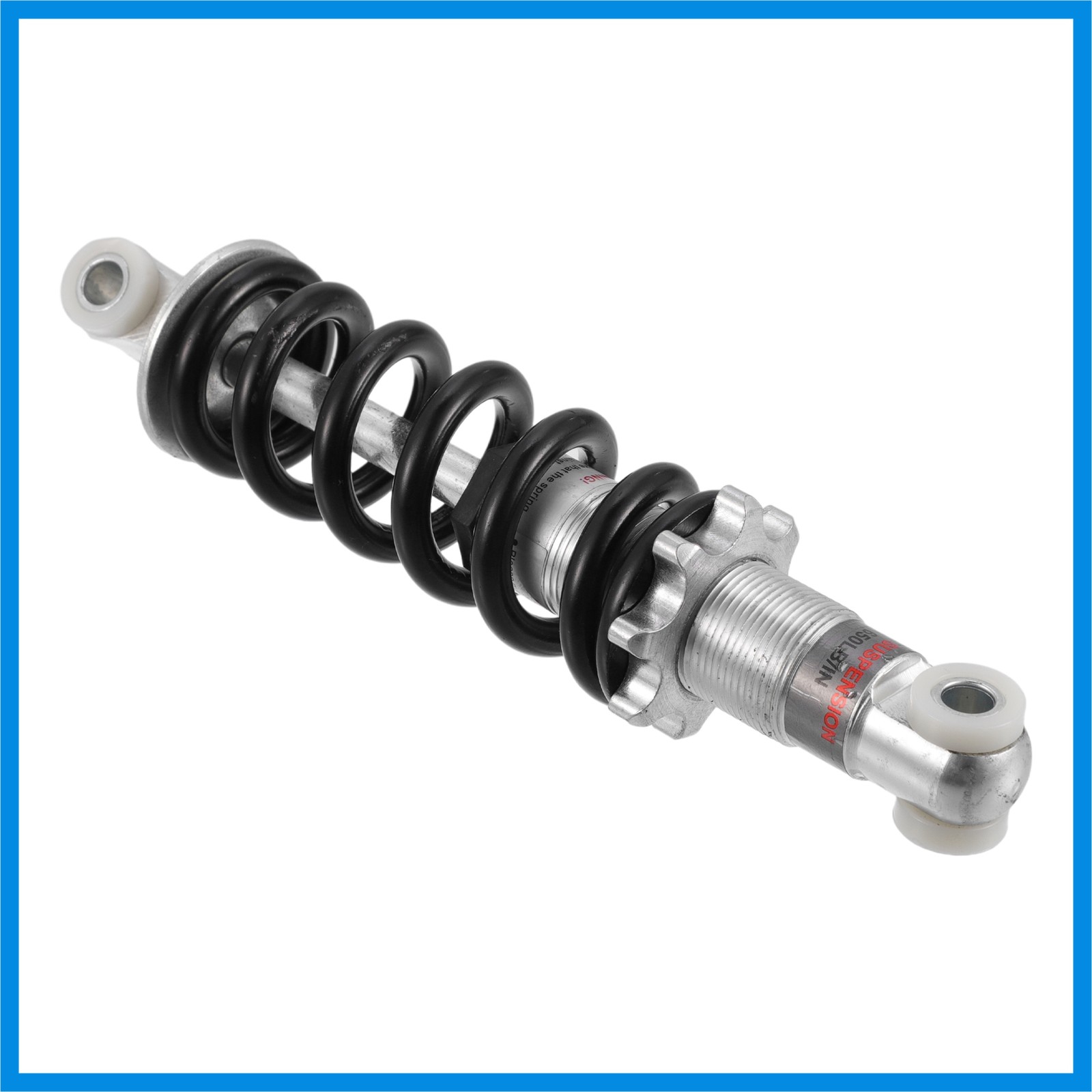 Ammortizzatore Posteriore 190mm 650lbs per Monopattino Benzina Bici Elettrica ATV Argento foto 5