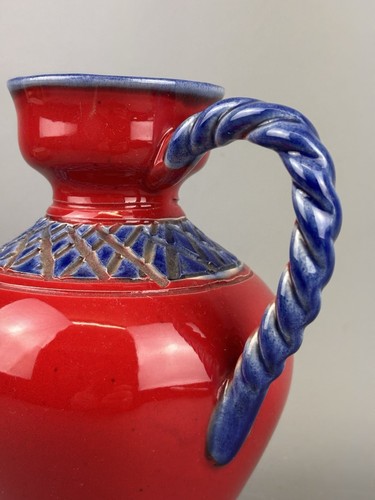 Vintage Krug Vase Italienisch Miriam Design Mid Century 60s70s Blumenvase - Bild 6 von 8