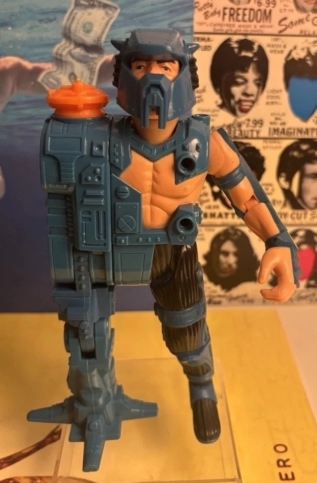 Figura de acción Kenner 1986 Centurions Hacker de colección con casco original limpio Foto 2 de 4